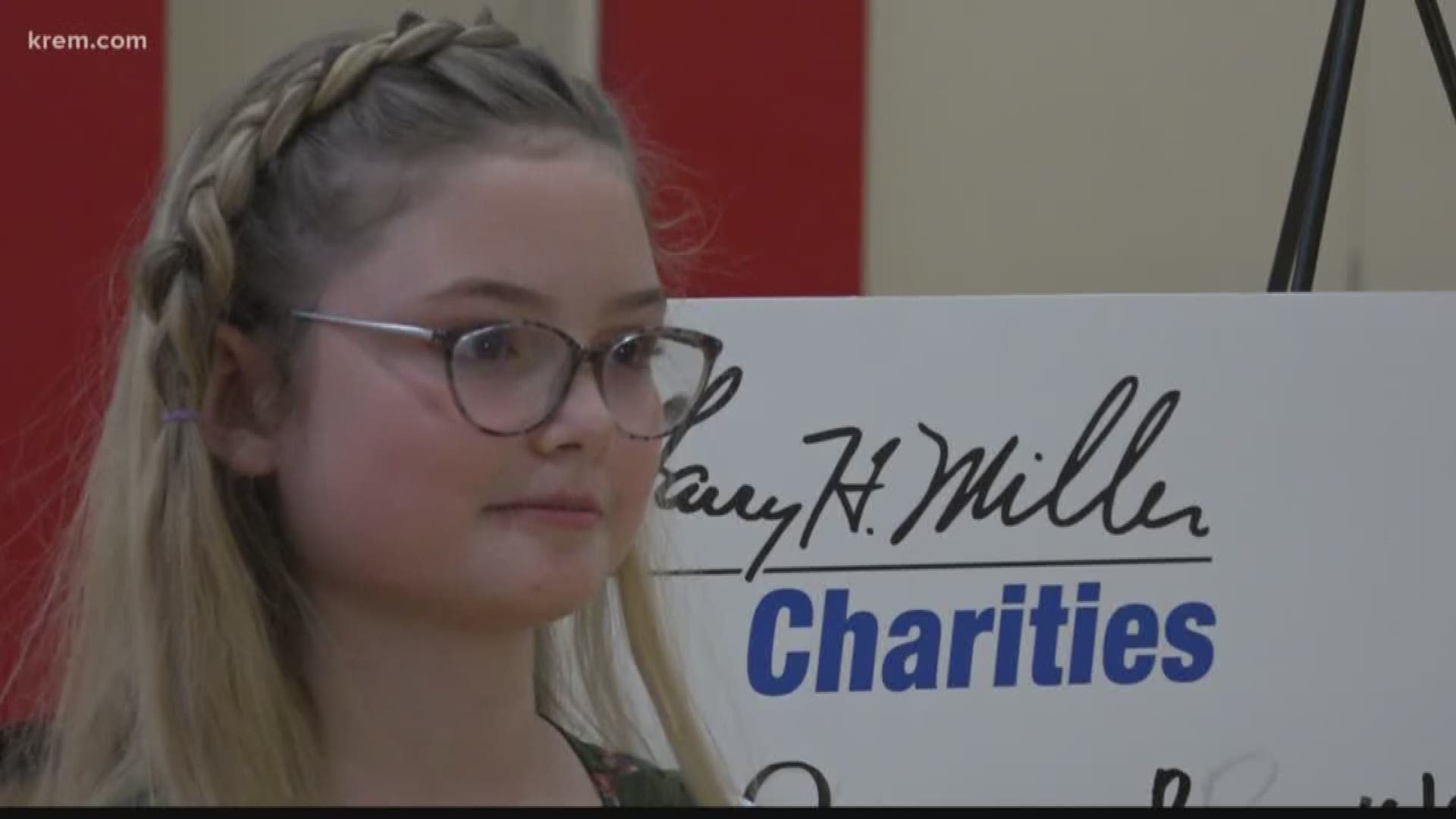 A Mullen Road Elementary student raised $10,000 to help pay off student lunch debt. It should help at least 100 families.