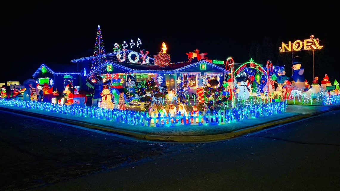 Christmas light displays around the Inland Northwest