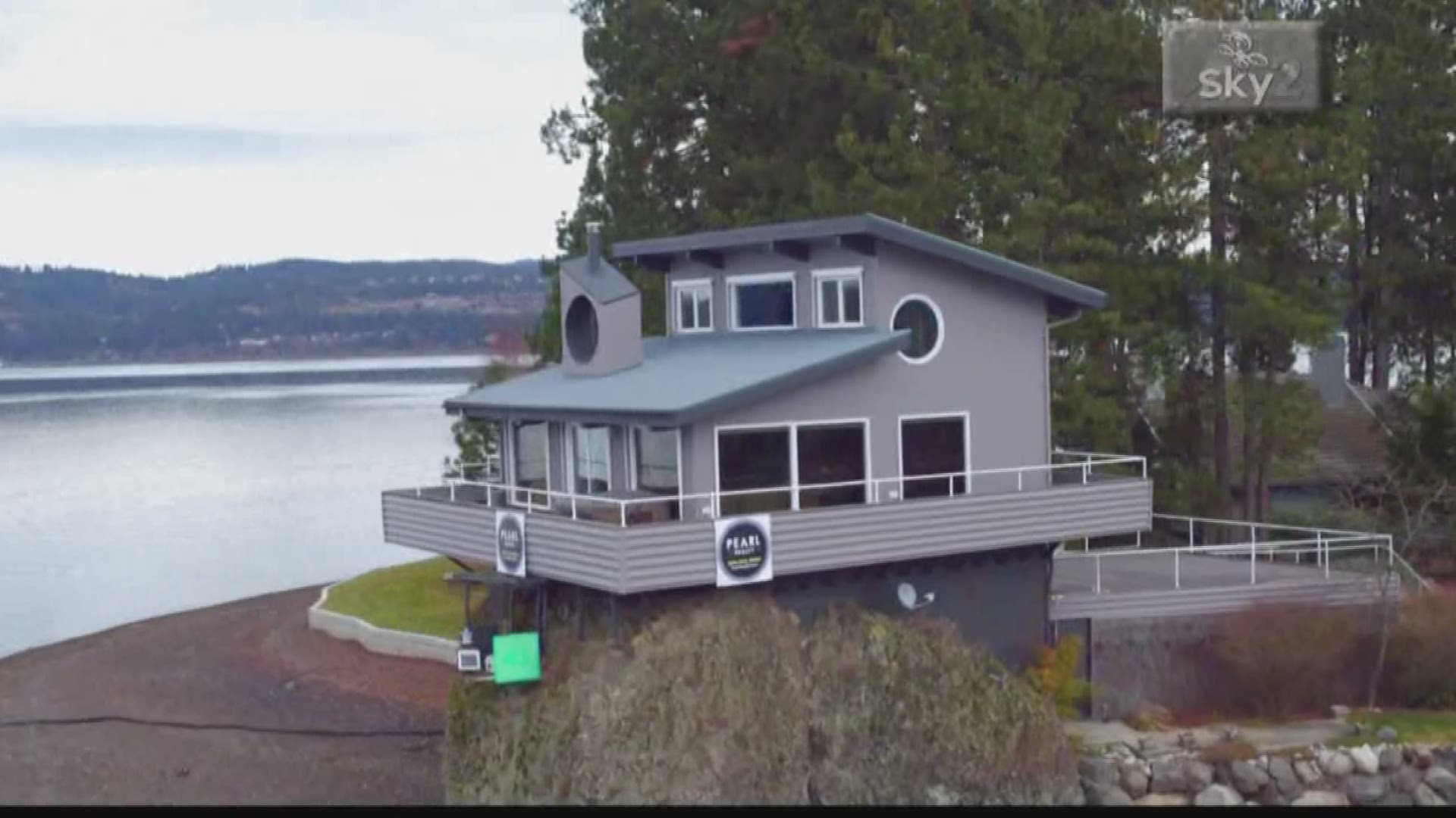 It's the famous "House on the Rock" on Lake Coeur d'Alene. For years, the home has been an eye-catching spot on Arrow Point. But now, the iconic structure can be yours for $2 million.