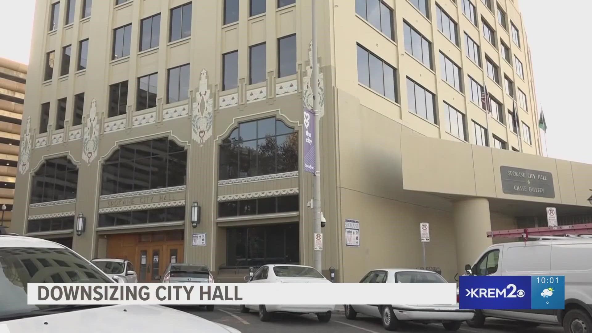 Spokane's city hall could be downsizing. Council members want to know what it would take to move city hall and whether the city could save money in the long-run.