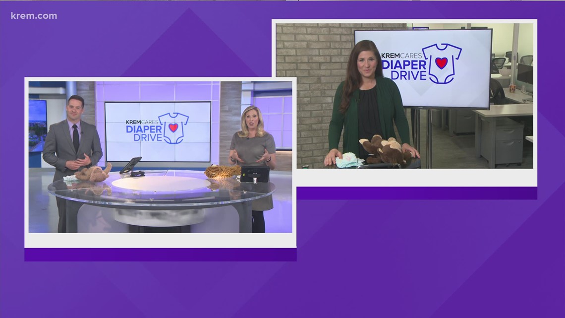 Mark, Whitney and Laura face off in a diaper changing contest