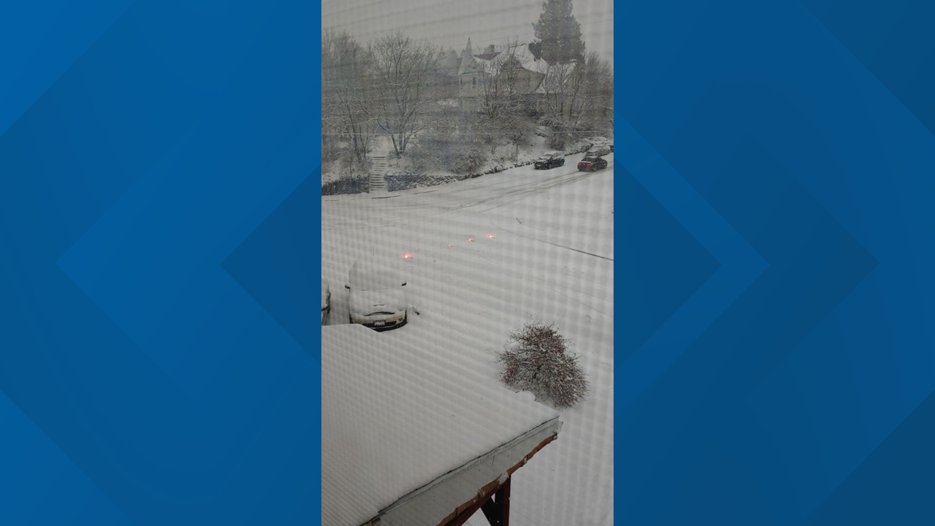 Slick roads in Spokane on Monday after record-setting snowfall | krem.com