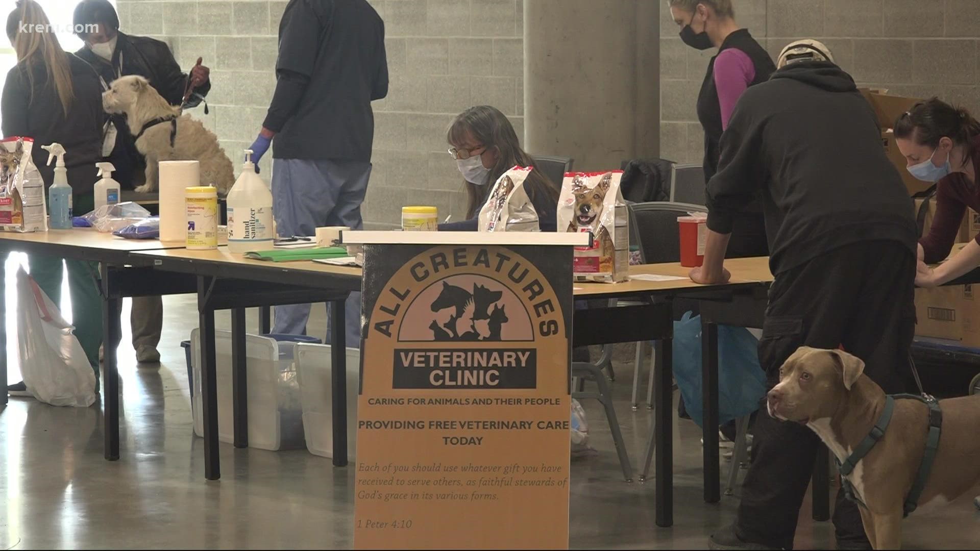 The Spokane Homeless Connect returned this year with more than 90 vendors at the Spokane Convention Center.