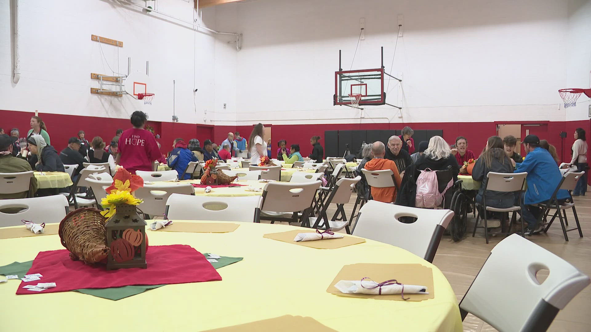 With the help from volunteers, Salvation Army was able to feed those looking for a Thanksgiving meal on Thursday.