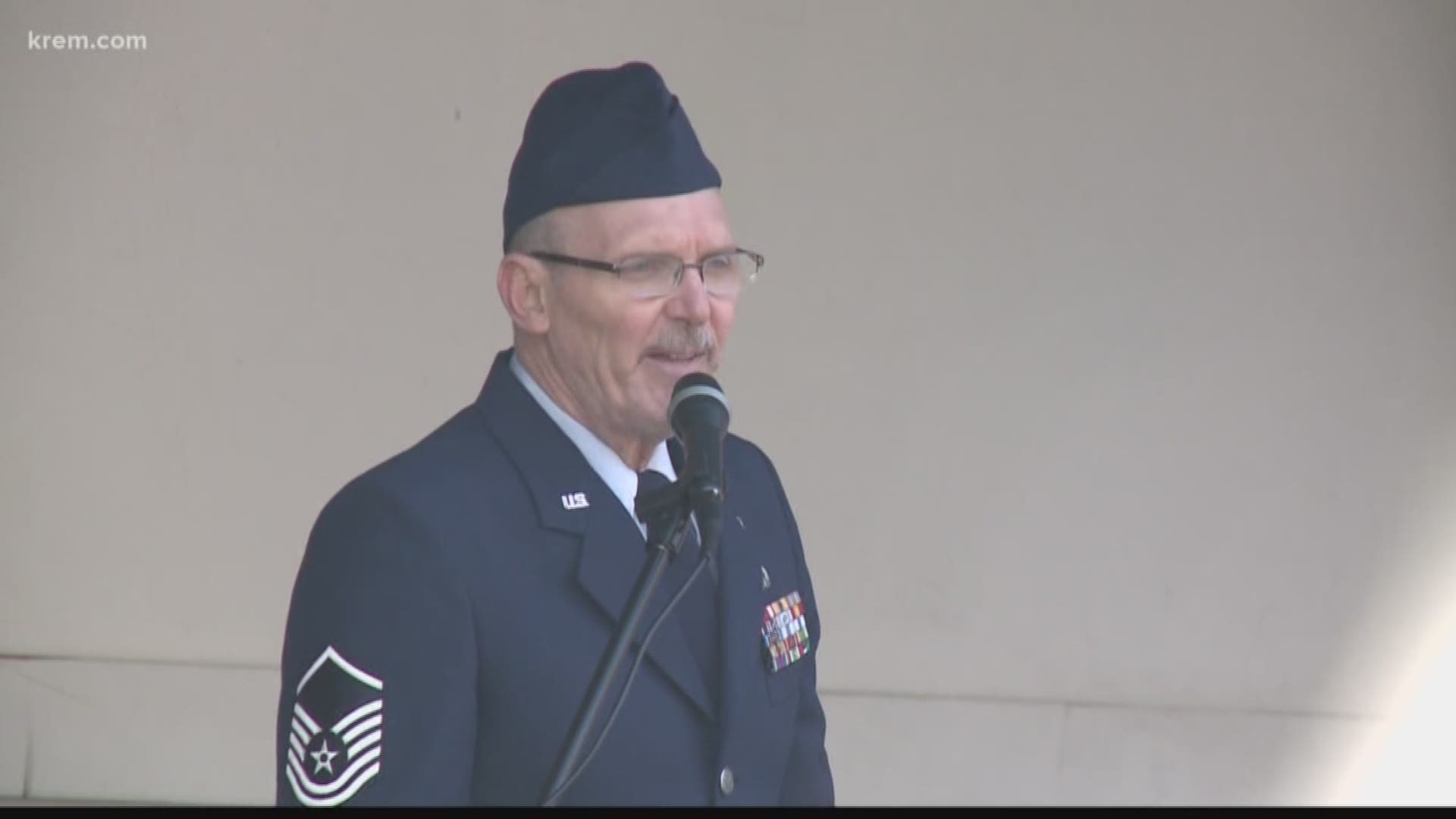 In North Idaho, the city of Hayden hosted its annual veterans day ceremony. There, they named the city's distinguished veteran of the year.