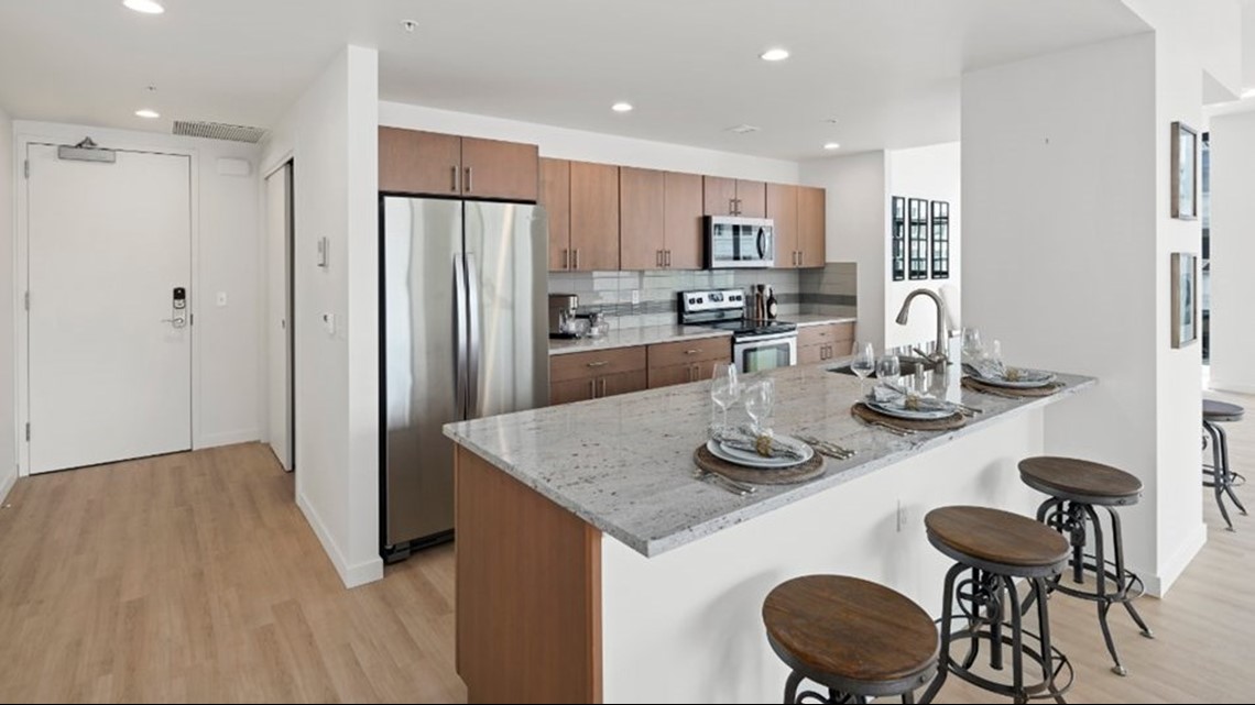 Old Macy's building now luxury apartments, available for preleasing