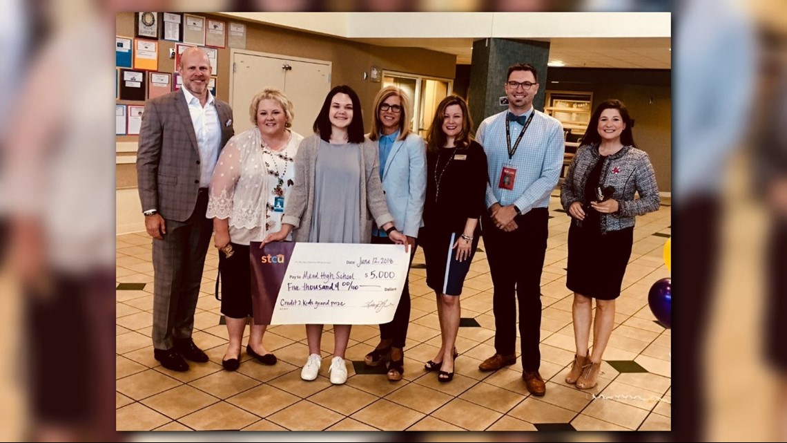 Mead High School's Sydney Lyman wins Credit 2 Kids