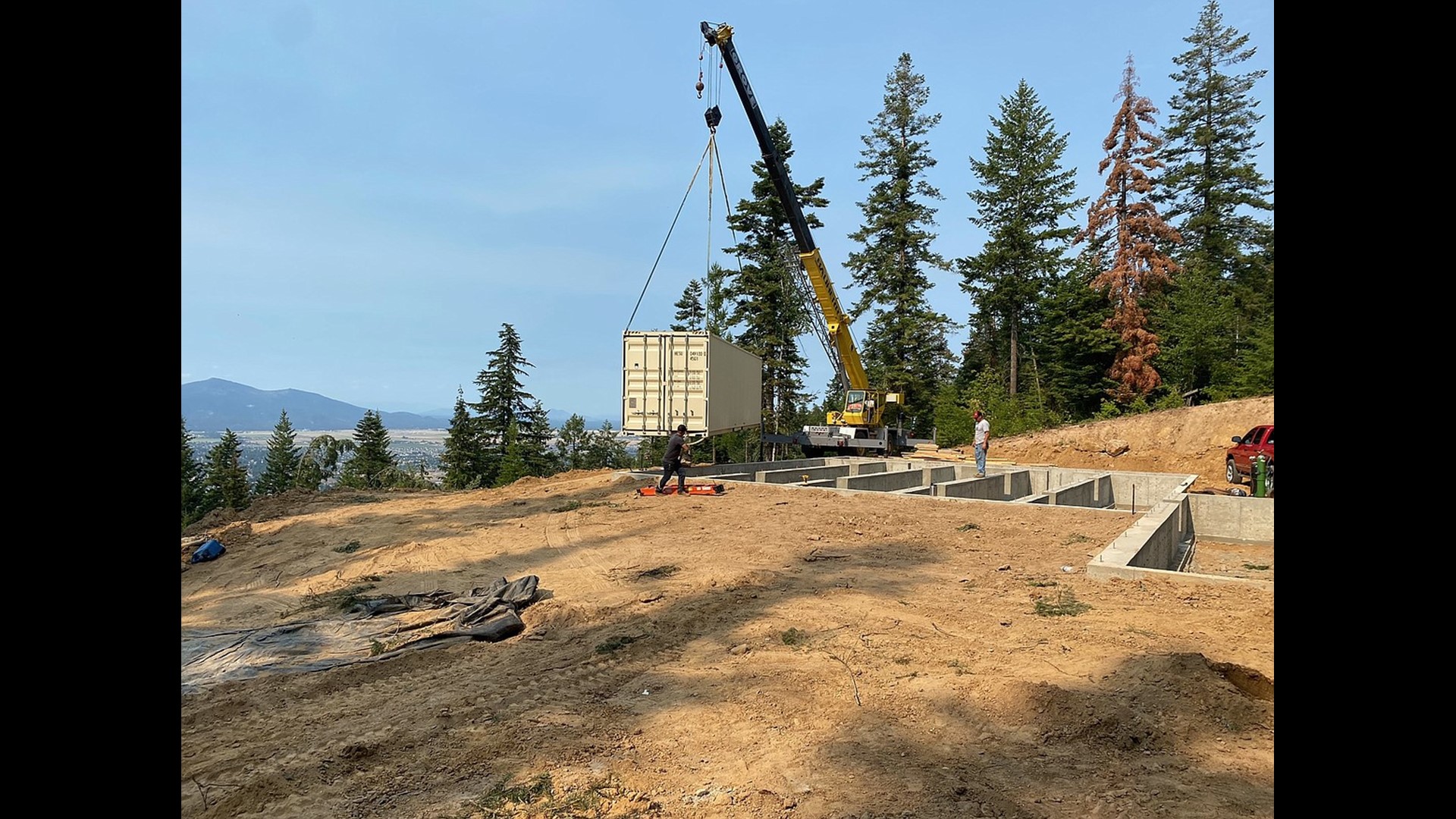 North Idaho man builds home out of shipping containers