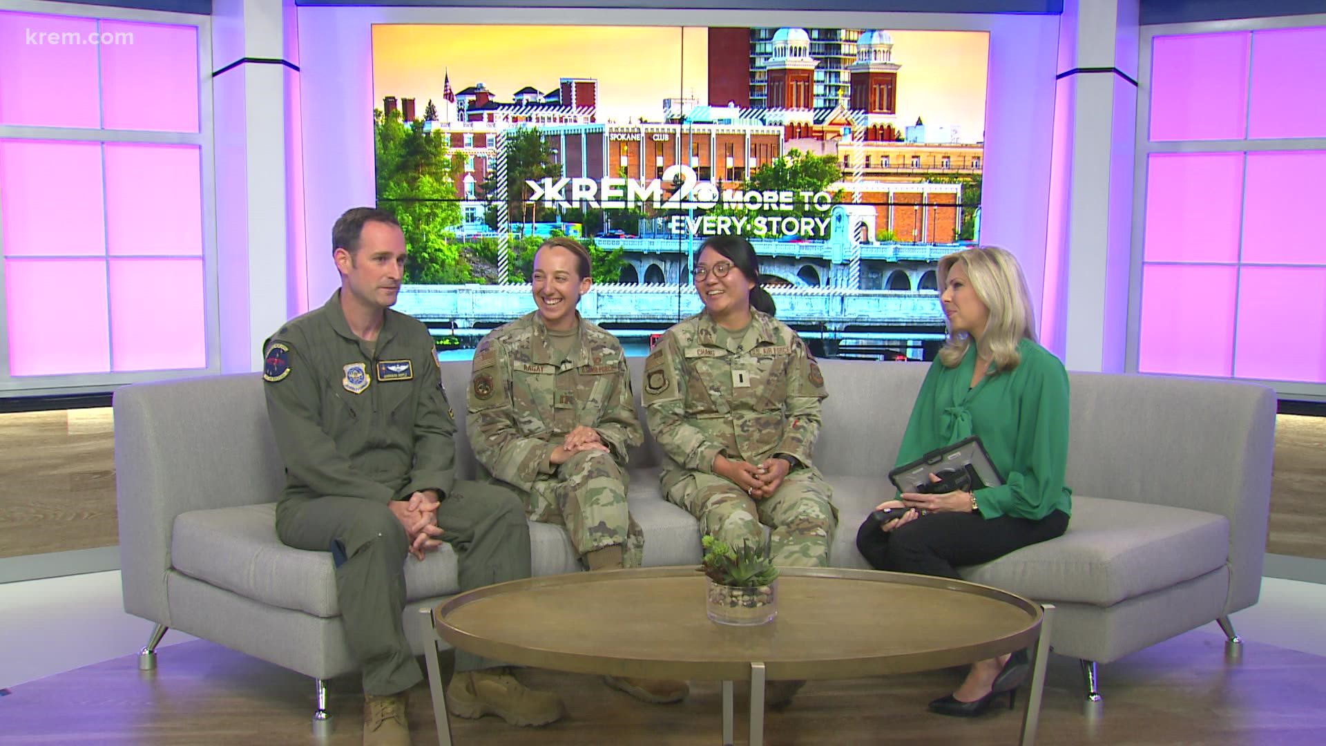 Skyfest is returning to Fairchild Airforce Base in Spokane. Fairchild staff visited the KREM 2 studio to talk more about the shows taking place this weekend.