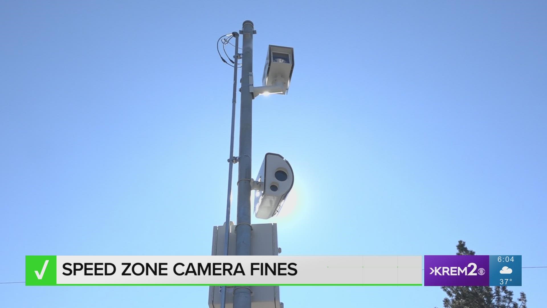 While the city of Spokane makes money from speed zone cameras it doesn't own the equipment of process the tickets. We Verify why you still need to pay any fines.