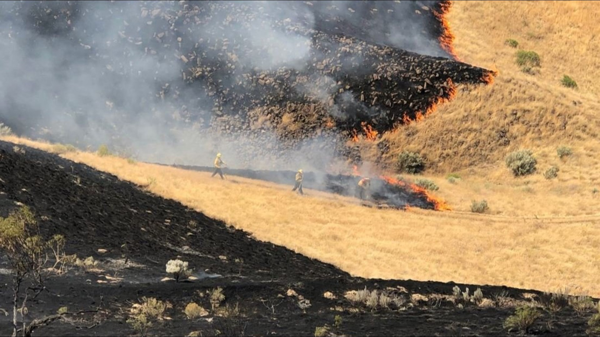 Locust Grove Fire Near Kennewick Burned 500 Acres | Krem.com