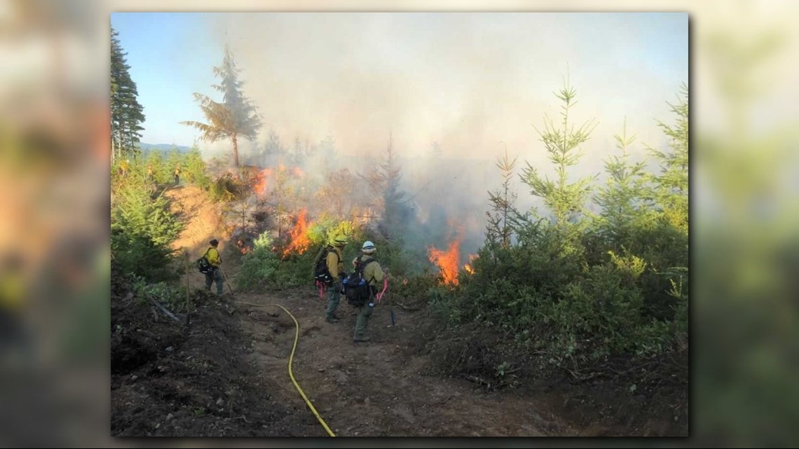 More than 100,000 acres have burned in Washington fires this year