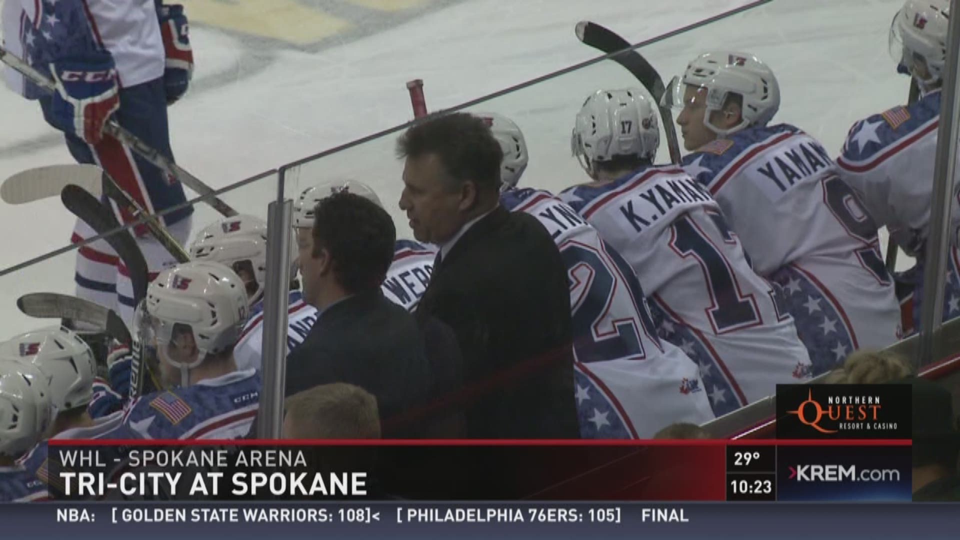 Tri-City scored four unanswered goals to beat the Chiefs 7-3 at Spokane Arena.