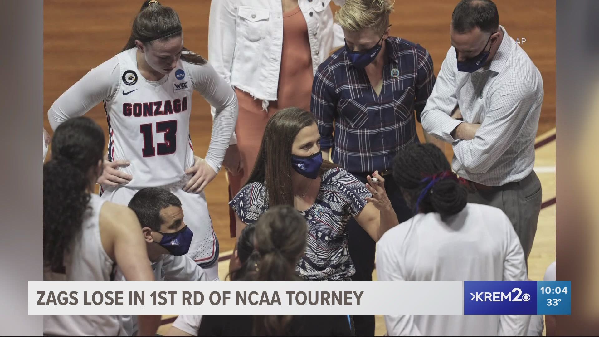 This marks #12 Belmont's first-ever win in the NCAA Tournament. Gonzaga finishes the season 23-4.