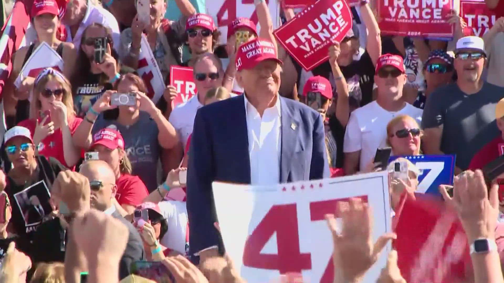 VP Harris continues to urge the former president to debate her another time, but Trump responded by saying, “It’s too late. Voting has already started."