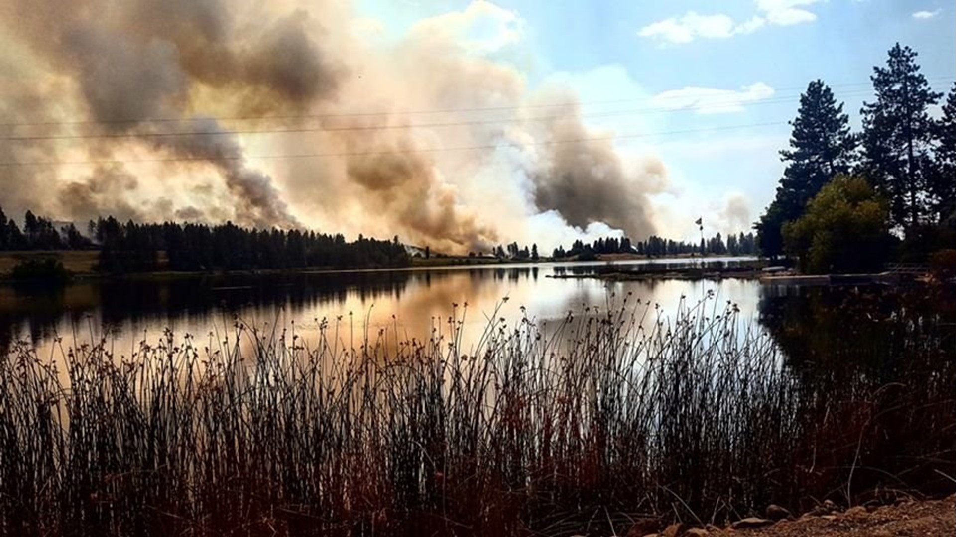 PHOTOS Silver Lake fire burning along I90 near Cheney