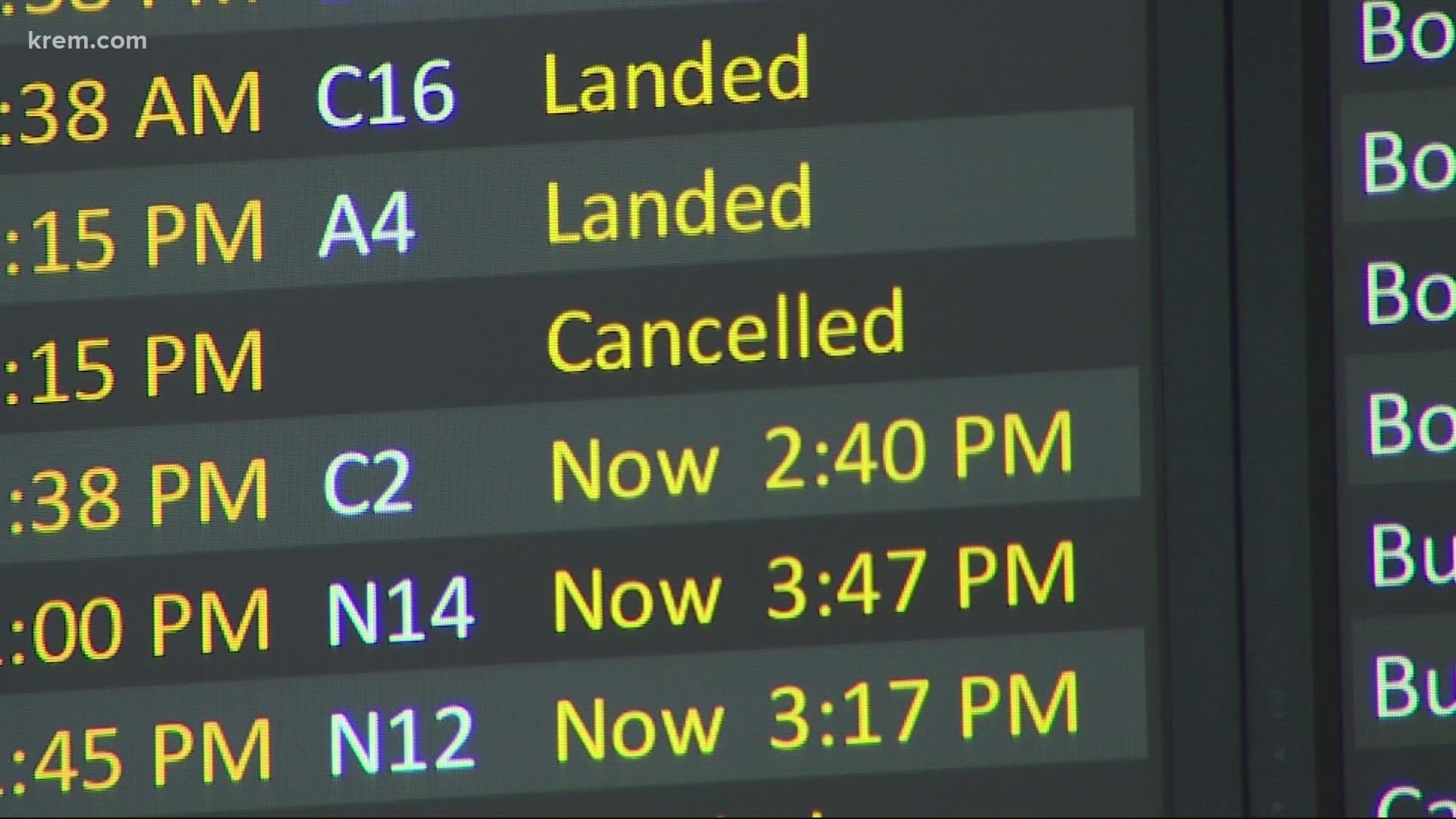 Alaska canceled 170 flights across its network Wednesday, with more cancellations and delays expected through the week.