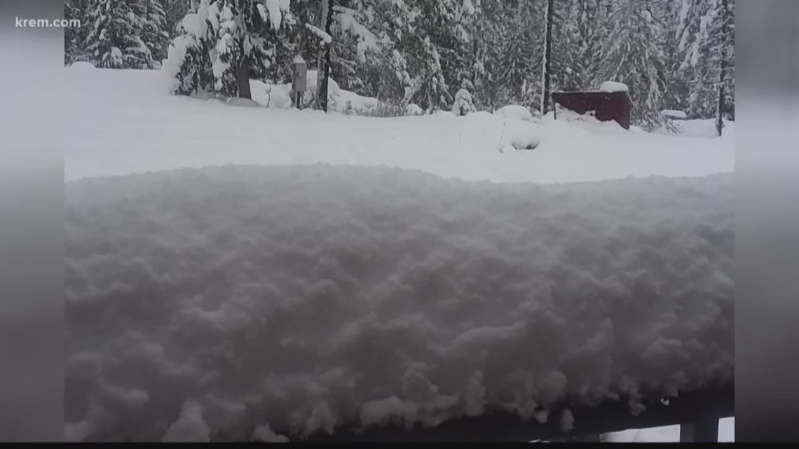 spokane weather snow accumulation