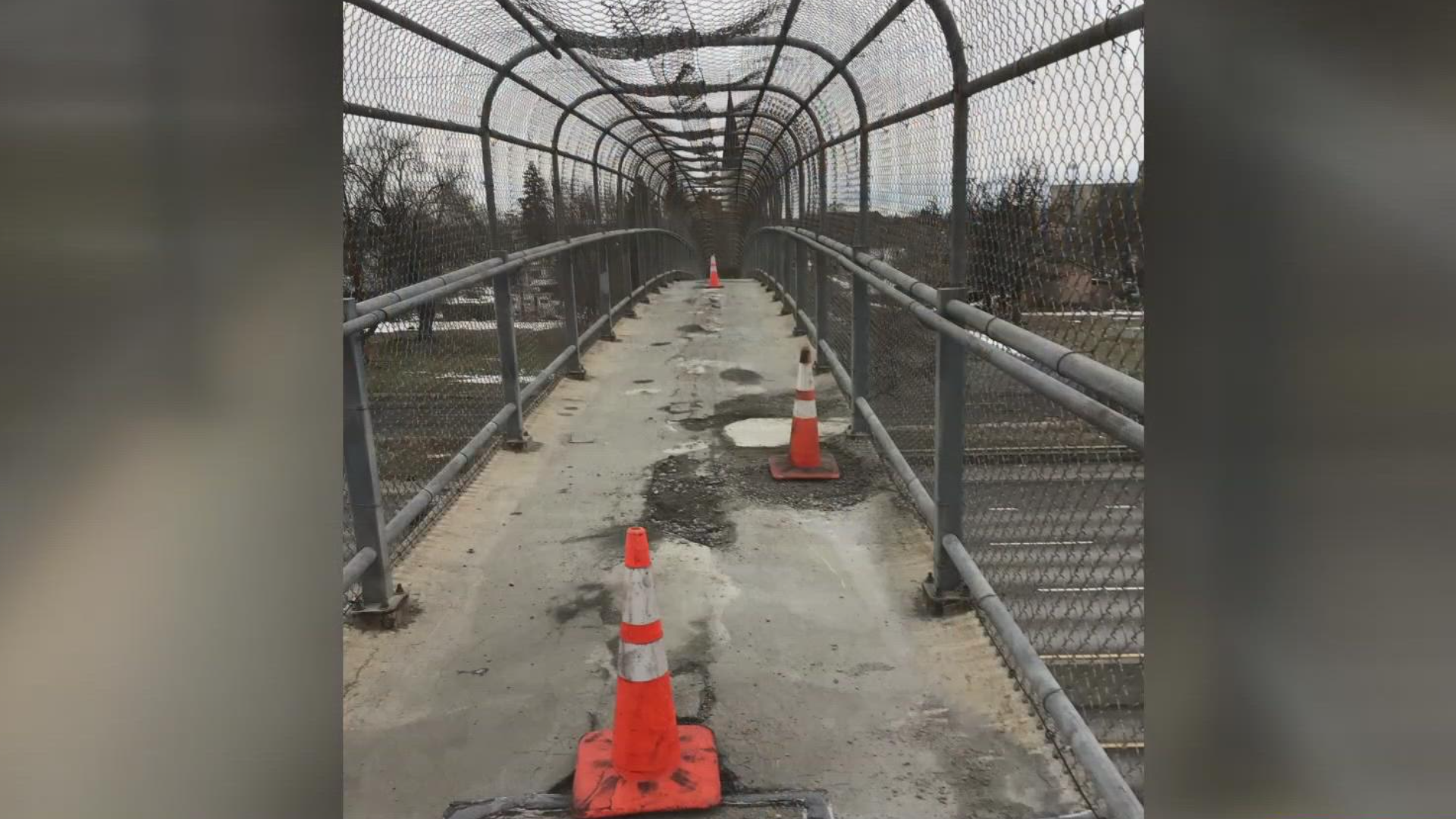 The Magnolia Street Pedestrian Bridge over I-90 in Spokane is closing for repairs starting today.