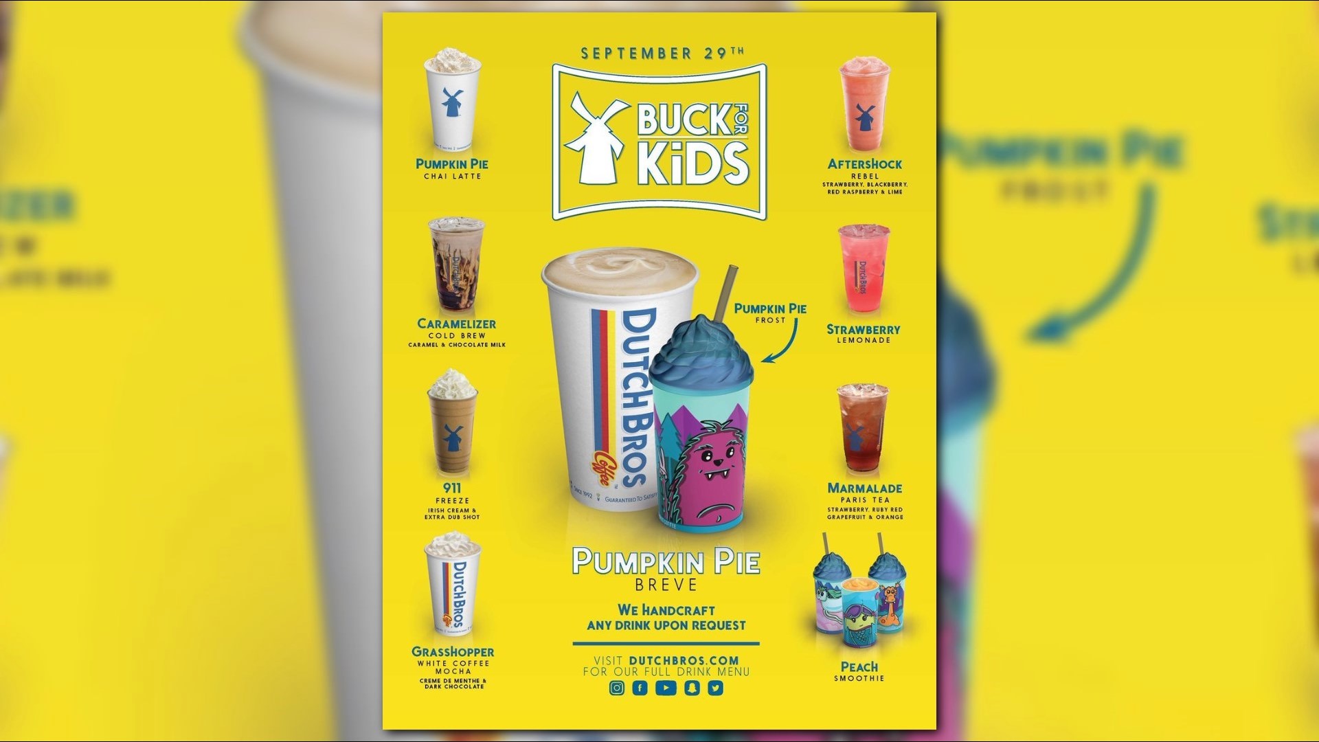 Dutch Bros. Coffee releases pumpkin drinks, other fall specials for