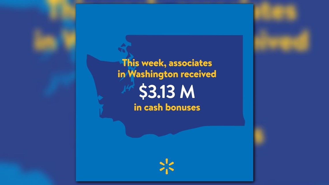 Walmart Associate Bonus Washington Walmart employees receive $3.13 million in cash bonuses ...