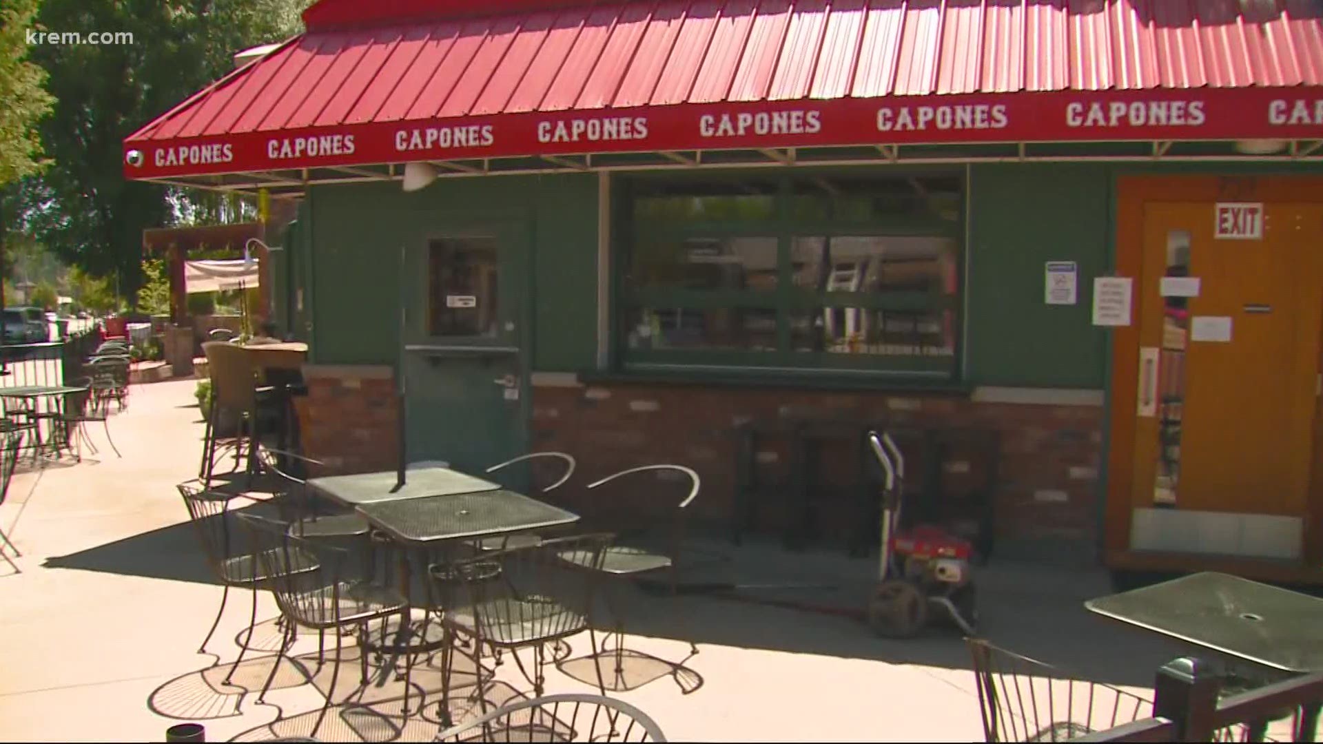 Capone's Pub & Grill was temporarily closed after a customer who knew they had tested positive for coronavirus ate at their restaurant.