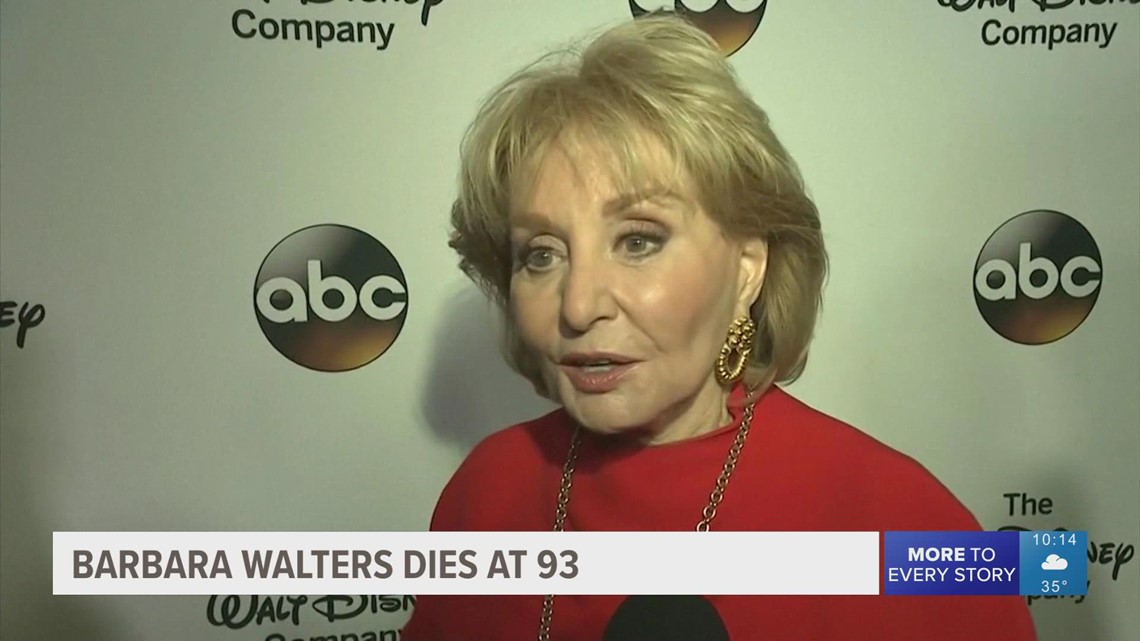 Barbara Walters, network news groundbreaker, dead at 93