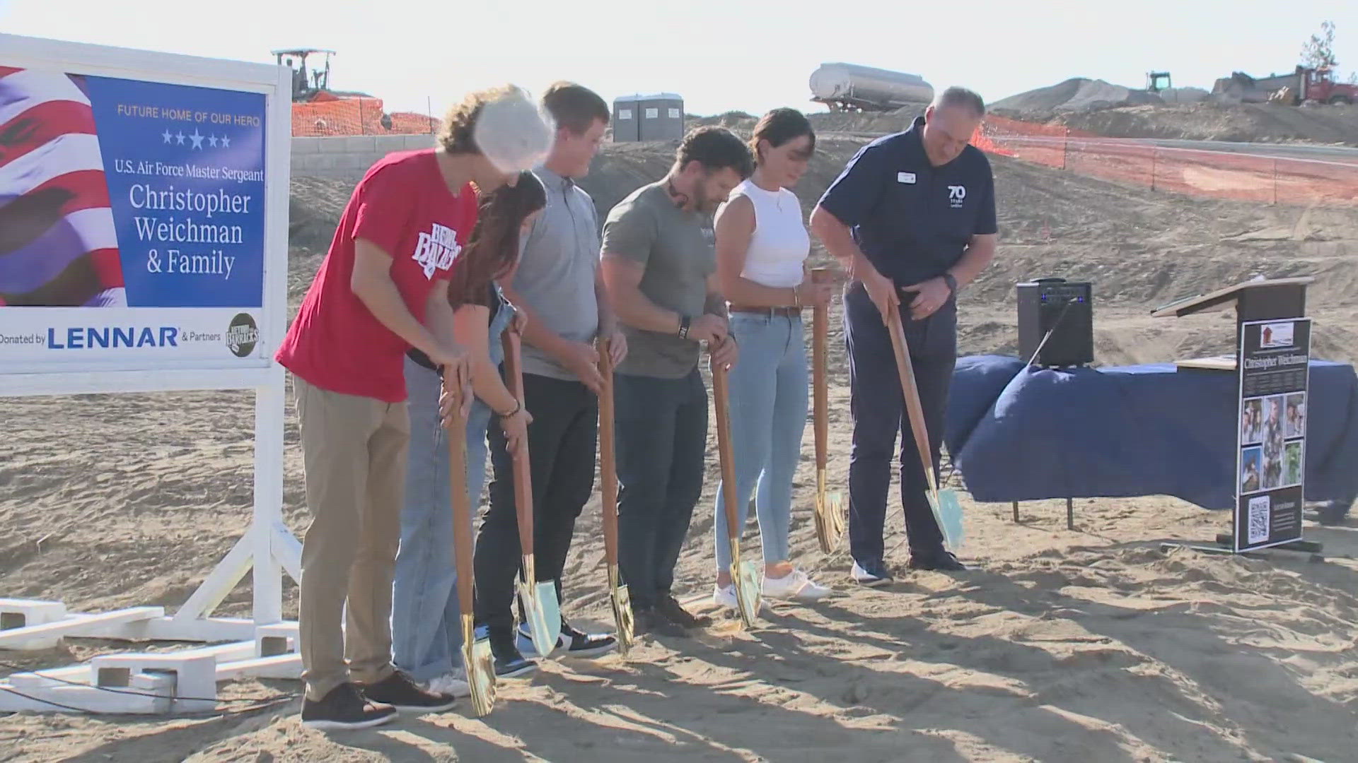 A local U.S. Air Force veteran was gifted a new home today.