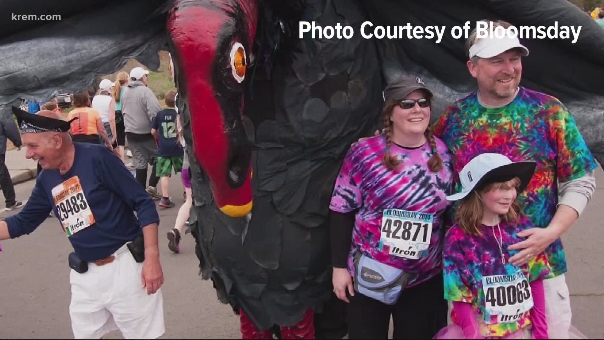 As an unofficial mascot of Spokane's signature race for 33 years, Bill Robinson has put decades of love and laughter into his giant vulture costume.