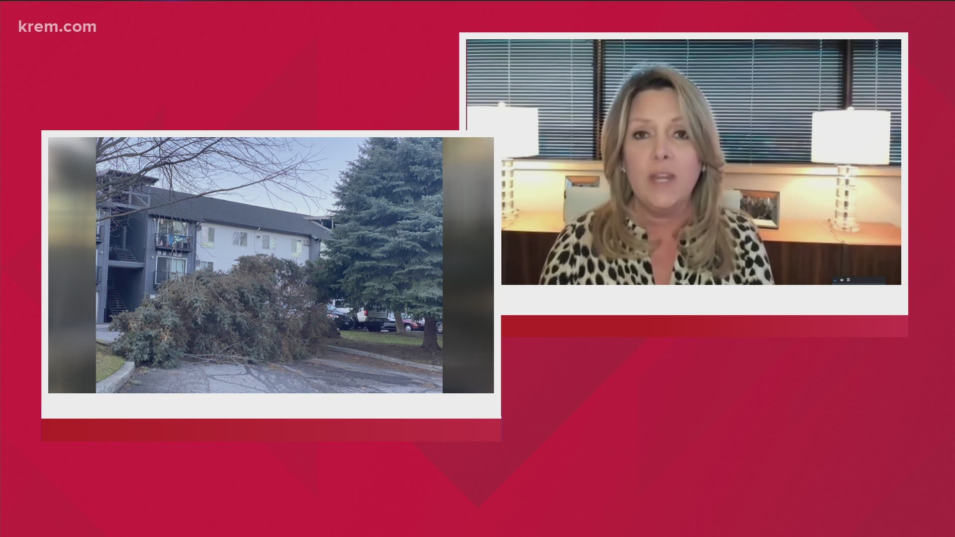 During a live interview with KREM, Mayor Nadine Woodward said Spokane "will get through this."