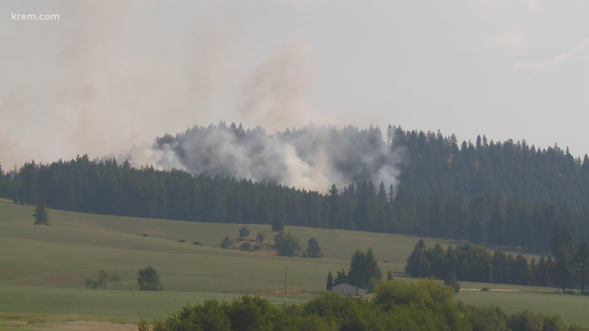 As of Thursday morning, the fire is reported to be about 10 acres in size.