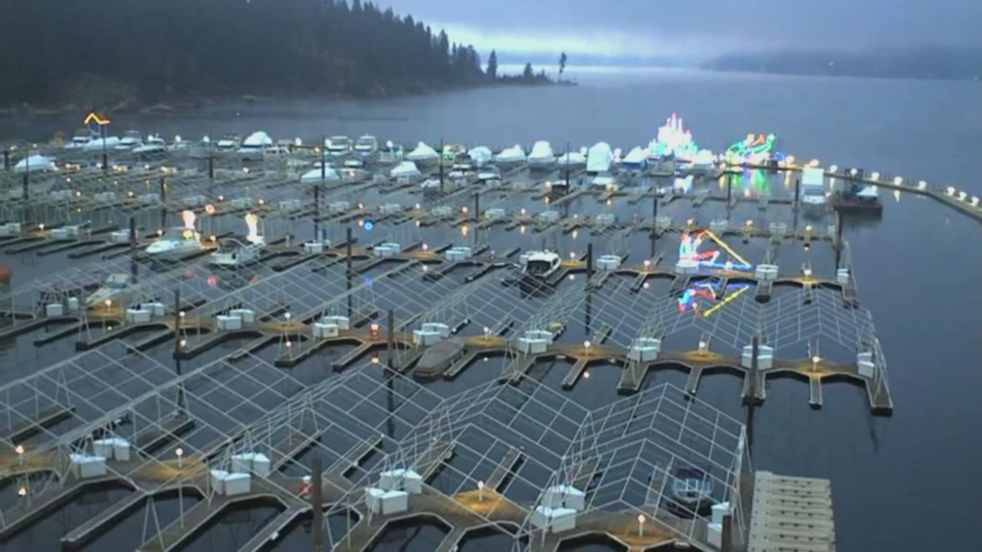 With the holiday season moving closer, decorations are popping up around Lake Coeur d'Alene leading up to the start of the Coeur d'Alene Resorts "Journey to the North Pole" Cruise.