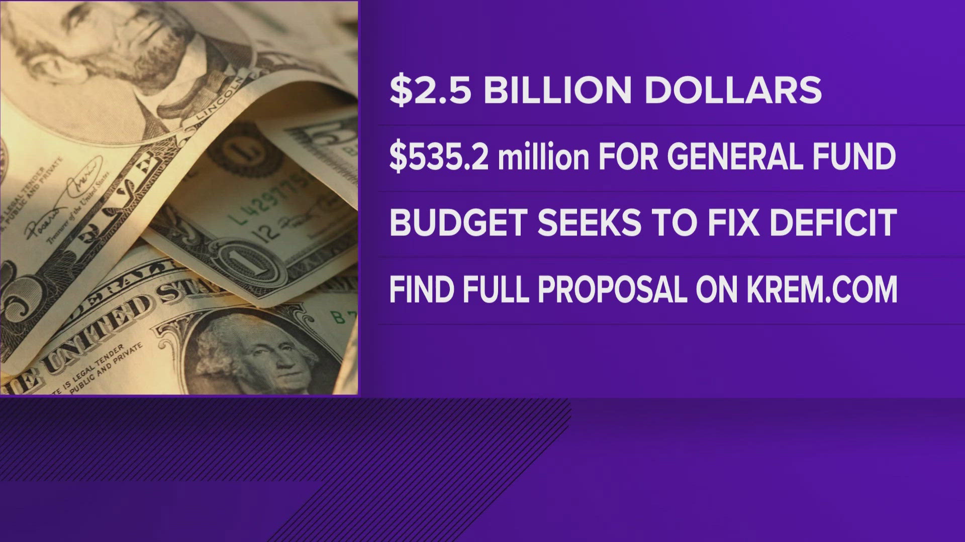 Mayor Lisa Brown announced her budget proposal for the next two years. 