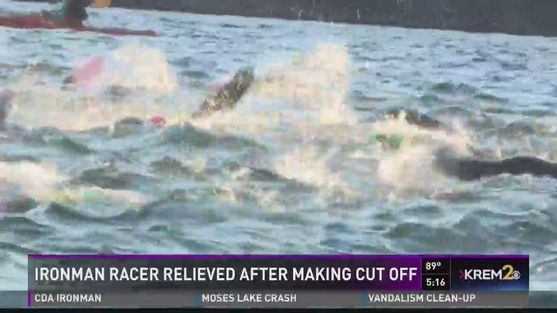 Last Ironman swimmer makes cut by two minutes