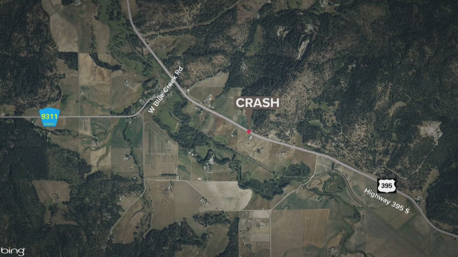 WSP said at least one person died after a two-car crash blocked Highway 395 about 4 miles north of Chewelah. 