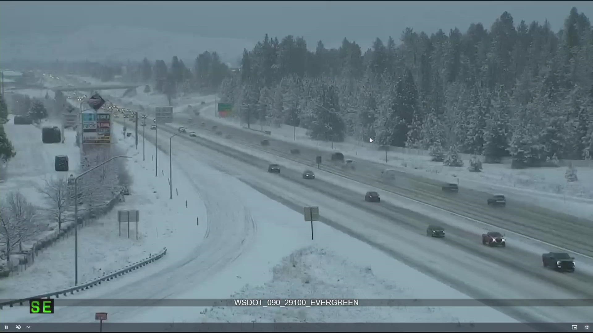 WSDOT gives update on snow, eastern Washington road conditions