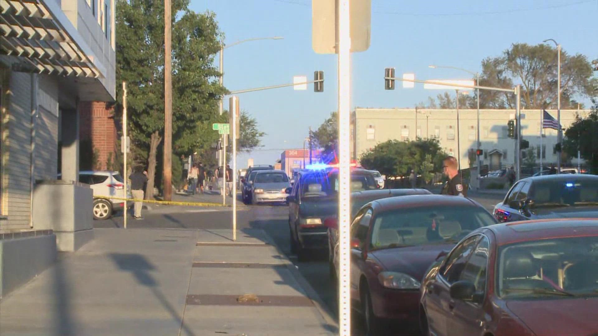 At this time, police say the woman fell from one of the Catholic Charities' housing units and was rushed to the hospital with life-threatening injuries.