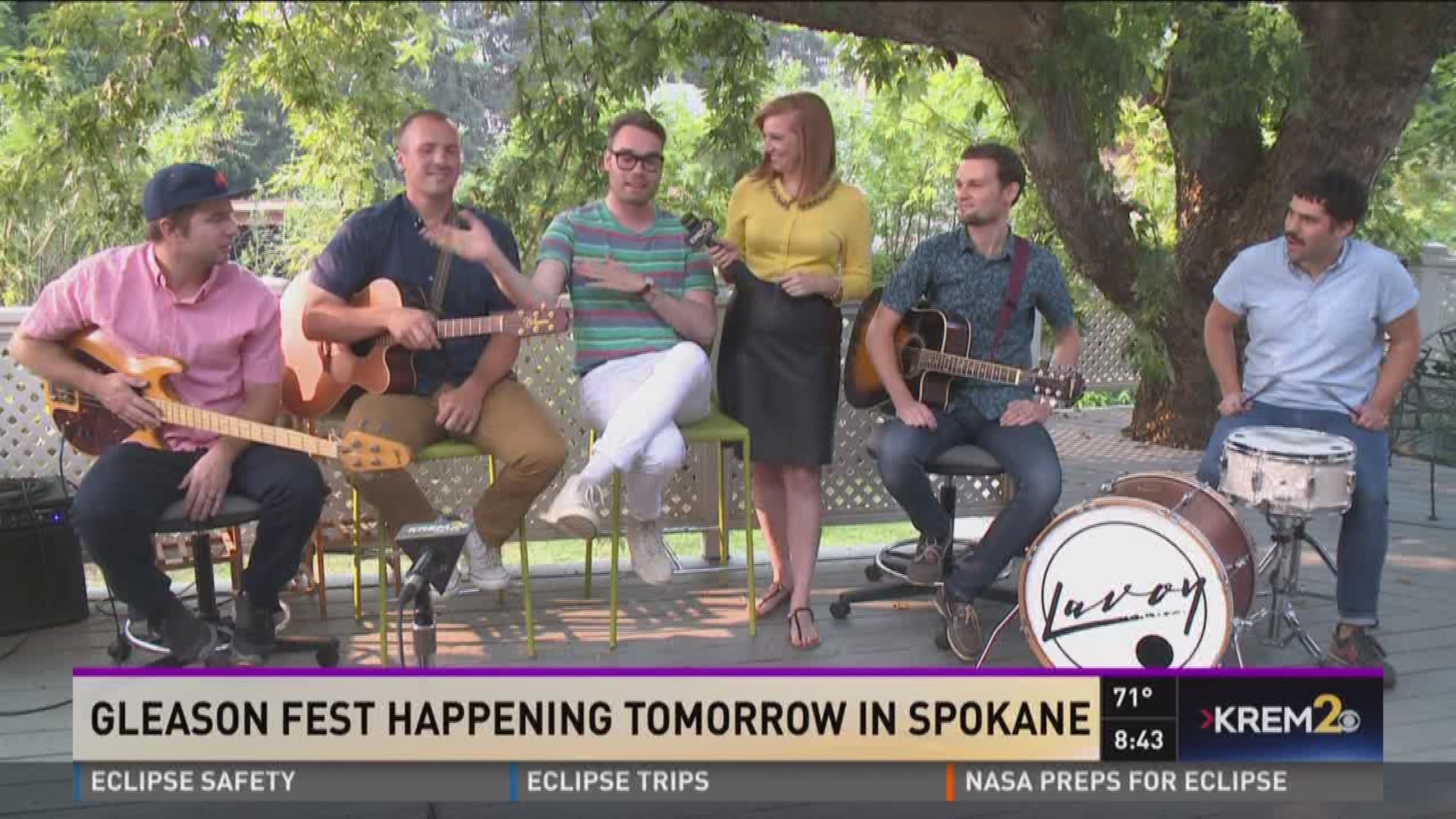 KREM 2's Jen York talks to the band Lavoy about living in Spokane and the band. Then they perform.