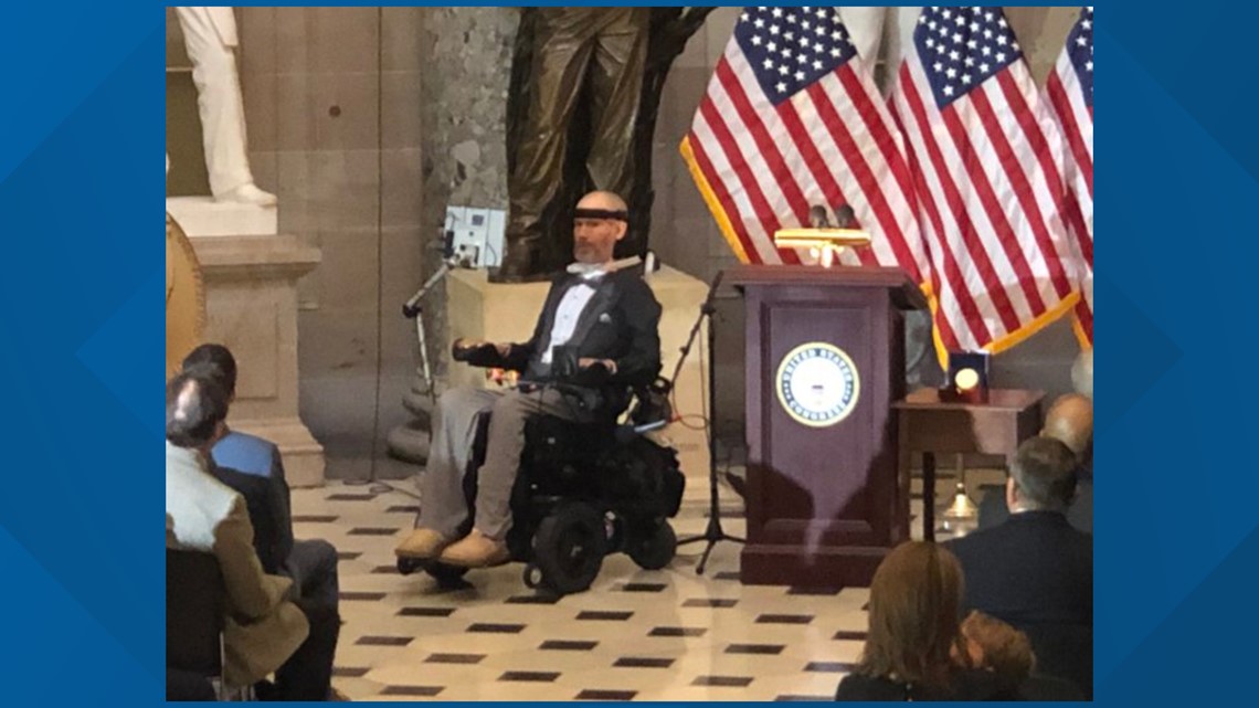 Former NFL player Steve Gleason to be awarded 2019 Congressional