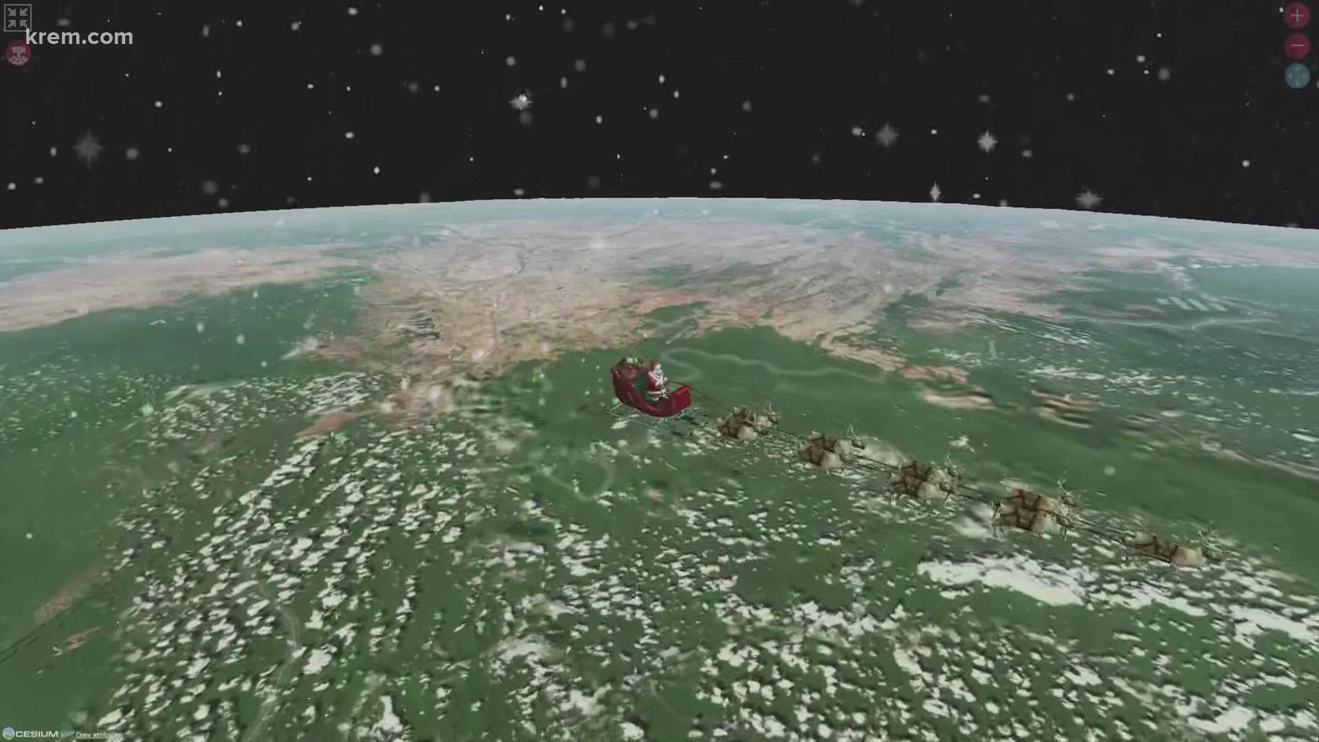 Santa Claus is coming to town. Just like the past 65 years, the North American Aerospace Defense Command is tracking Santa as he makes his way around the world.