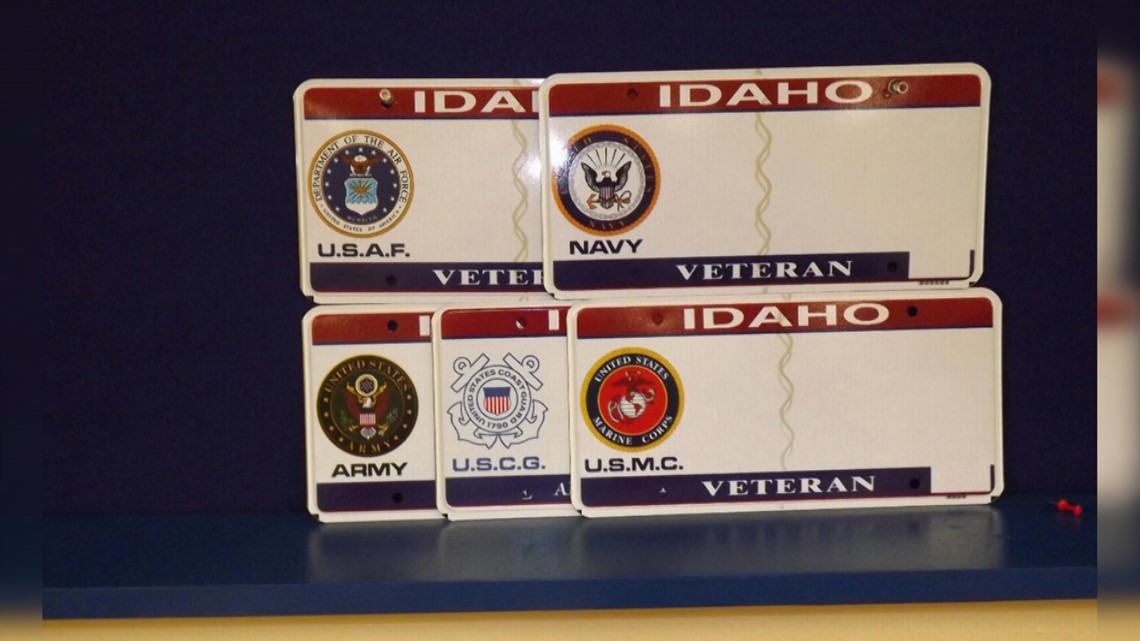 New Idaho veterans license plates available