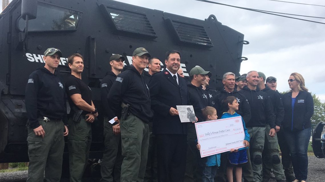 Spokane Co. SWAT raises 6K for local foster children at Sally's House
