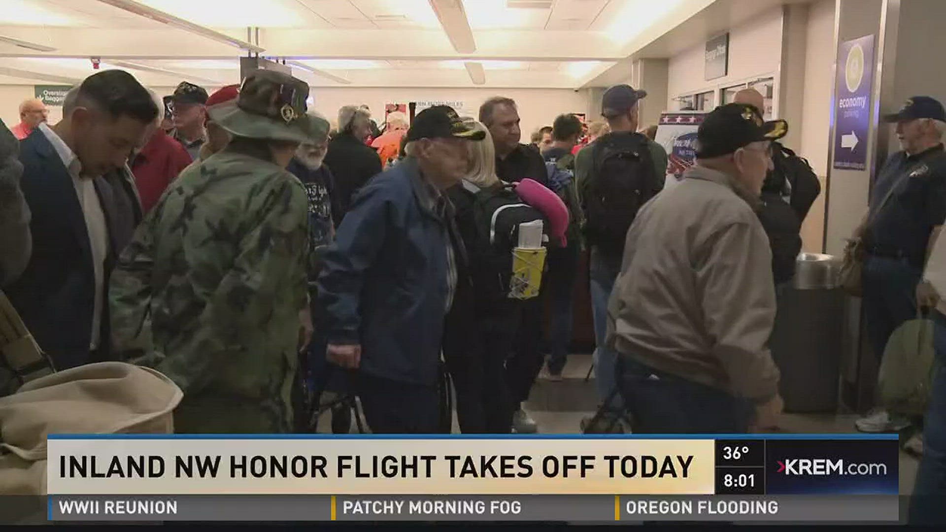 Local veterans set out to D.C. on Honor Flight