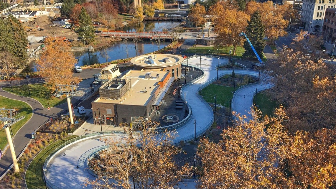 Riverfront park attractions renamed 'Numerica Skate Ribbon & SkyRide' |  krem.com