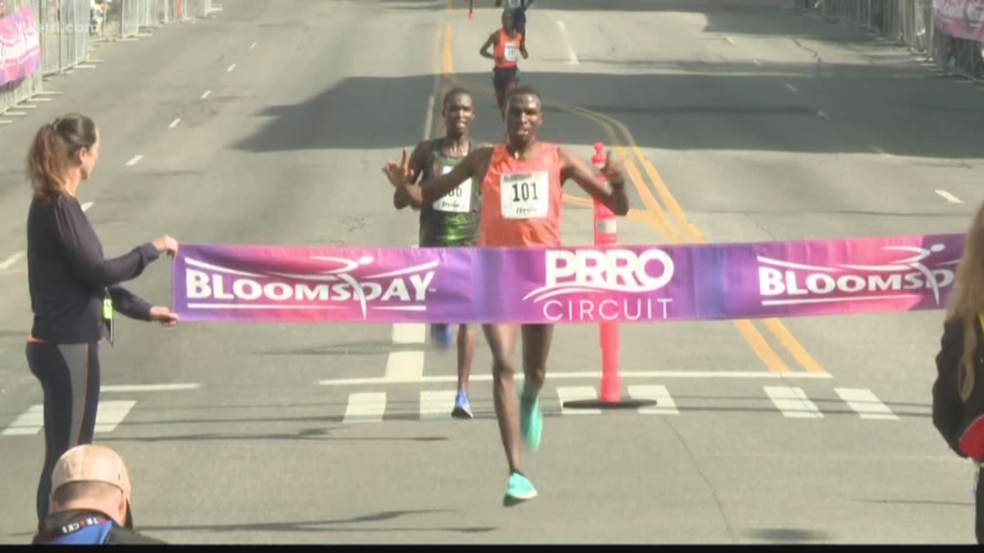 KREM Sports Reporter Mike Boyle caught up with the winners of the elite races at Bloomsday 2019.