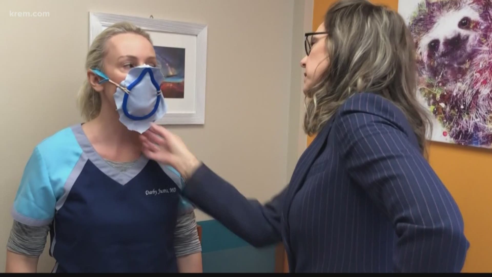 CDC recommendations say N95 masks are the most effective for containing the virus. Other masks may not be as effective, but something is better than nothing.