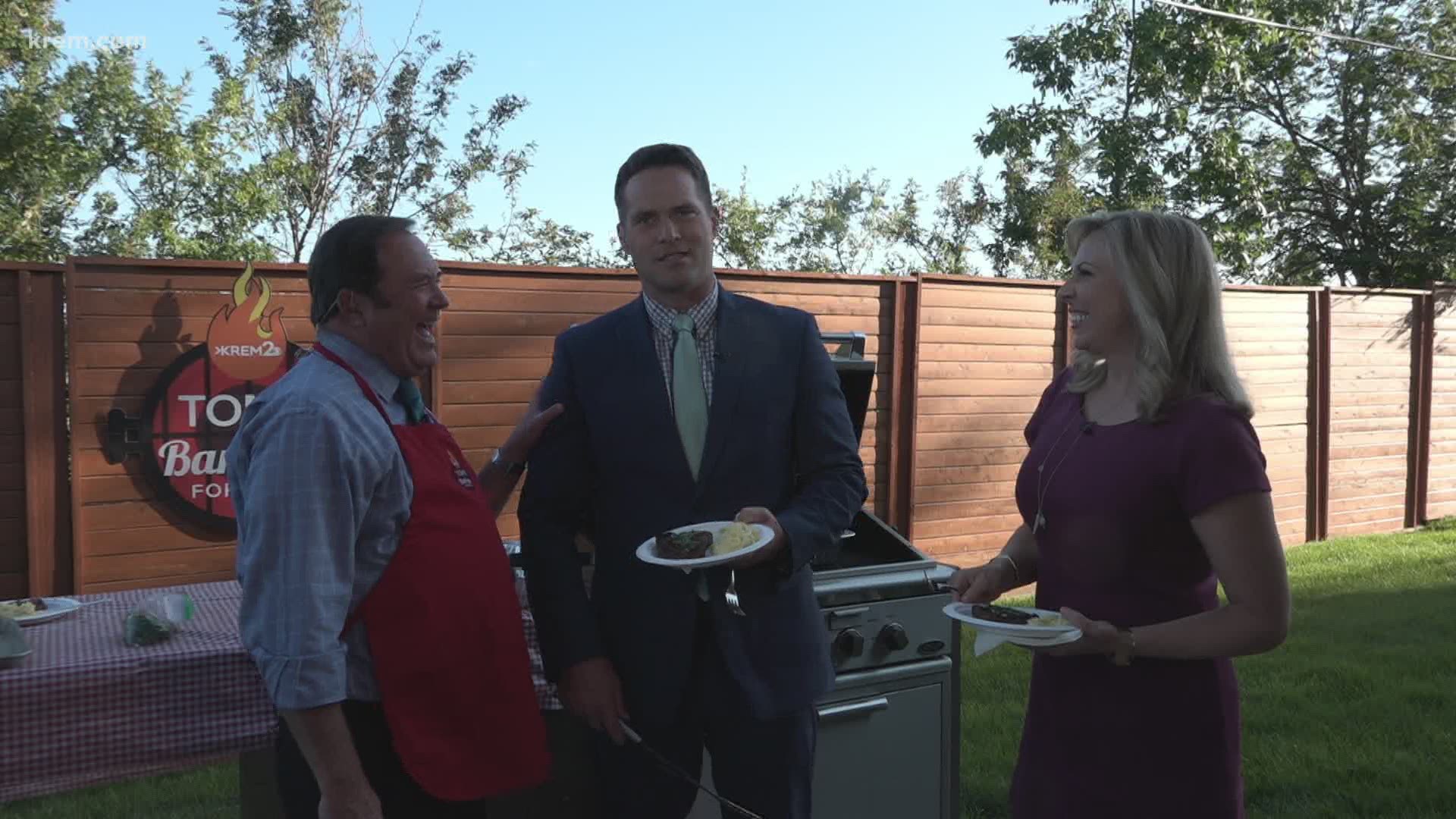 KREM's Tom Sherry has the weekday forecast and the recipe for his dish of the week.