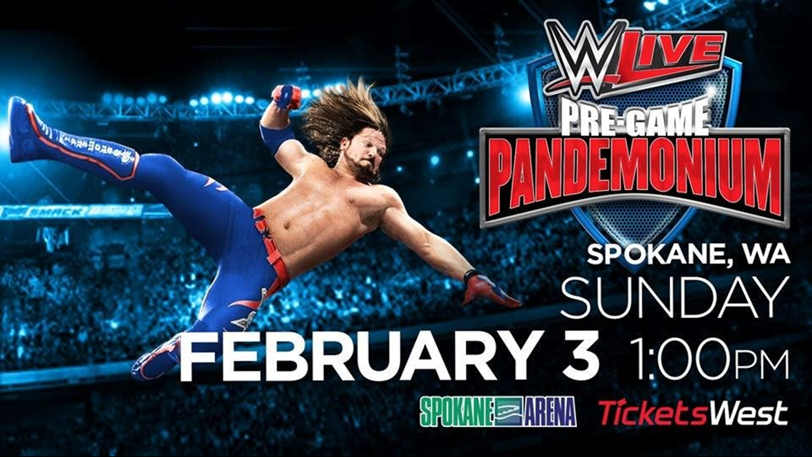 WWE Live Road to WrestleMania event headed to Spokane in February