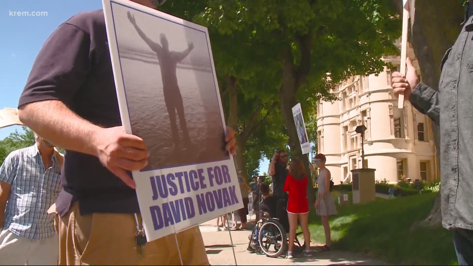 David Novak's family said they will continue to protest outside the courthouse on the seventh of every month to seek justice for him.