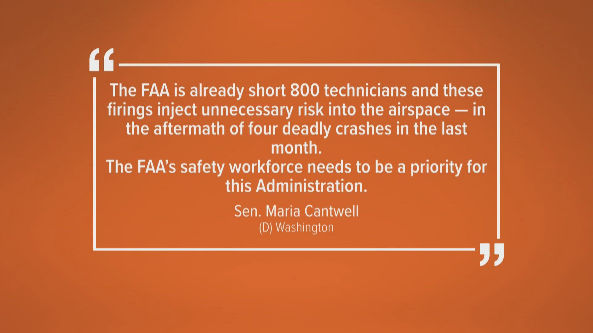 The federal government is laying off several hundred FAA employees.